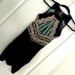 Free people Dress with sheer cut outs